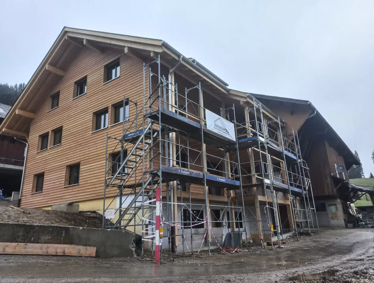 Neubau Wohnhaus Bauernhaus aus Truberholz